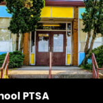 WMS PTSA Logo with image of school